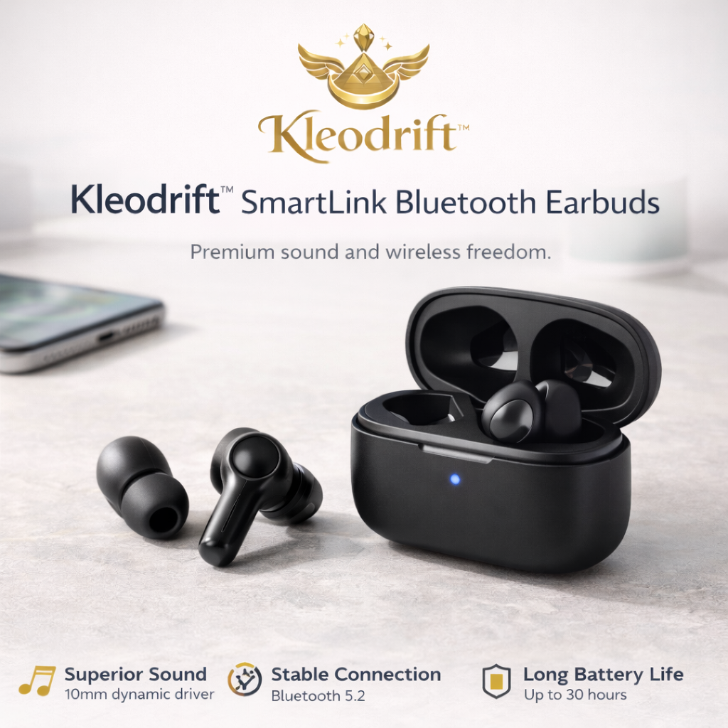 Kleodrift™ SmartLink Bluetooth Earbuds