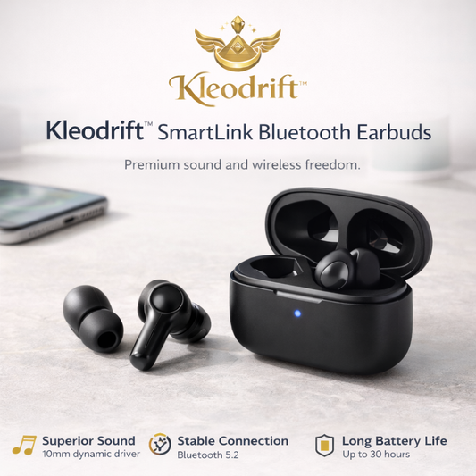 Kleodrift™ SmartLink Bluetooth Earbuds