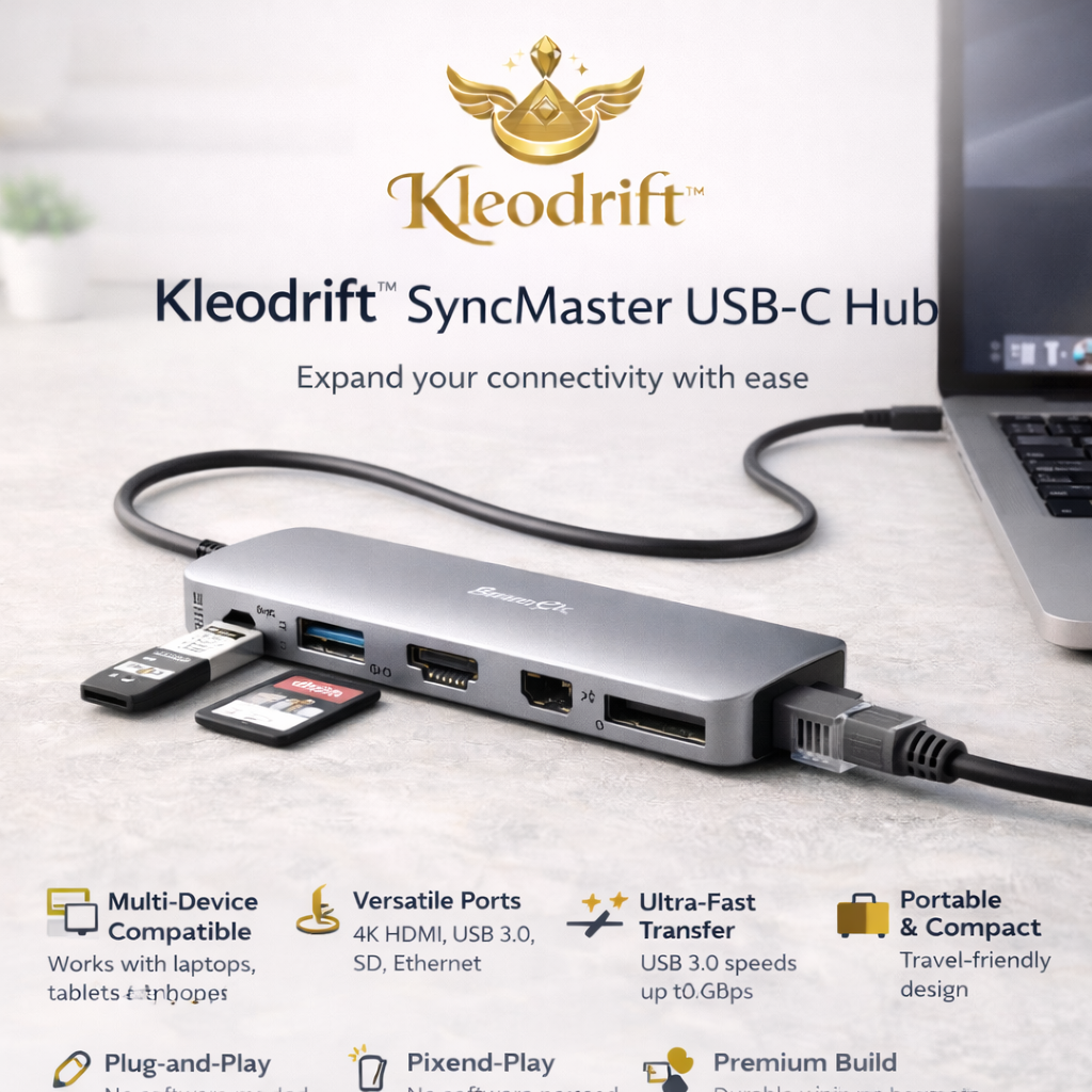 Kleodrift™ SyncMaster USB-C Hub