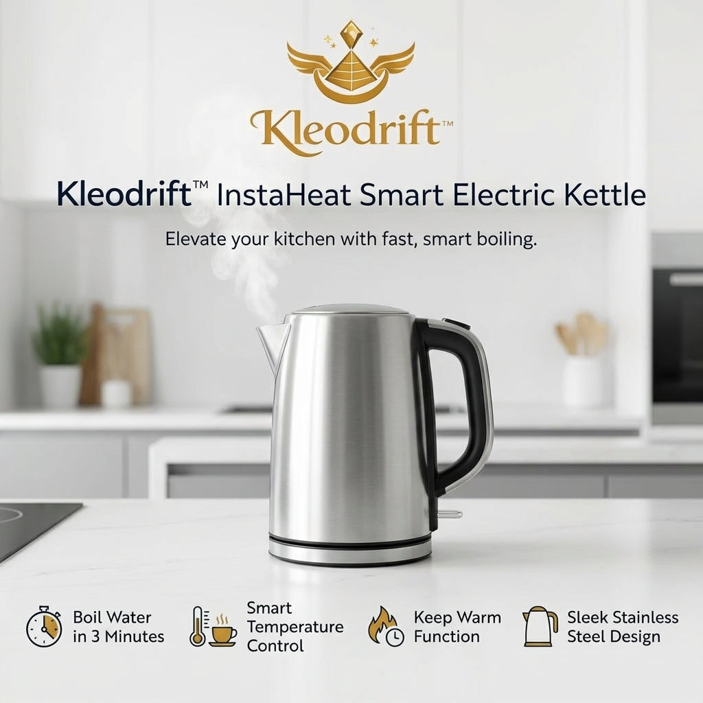 Kleodrift™ InstaHeat Smart Electric Kettle