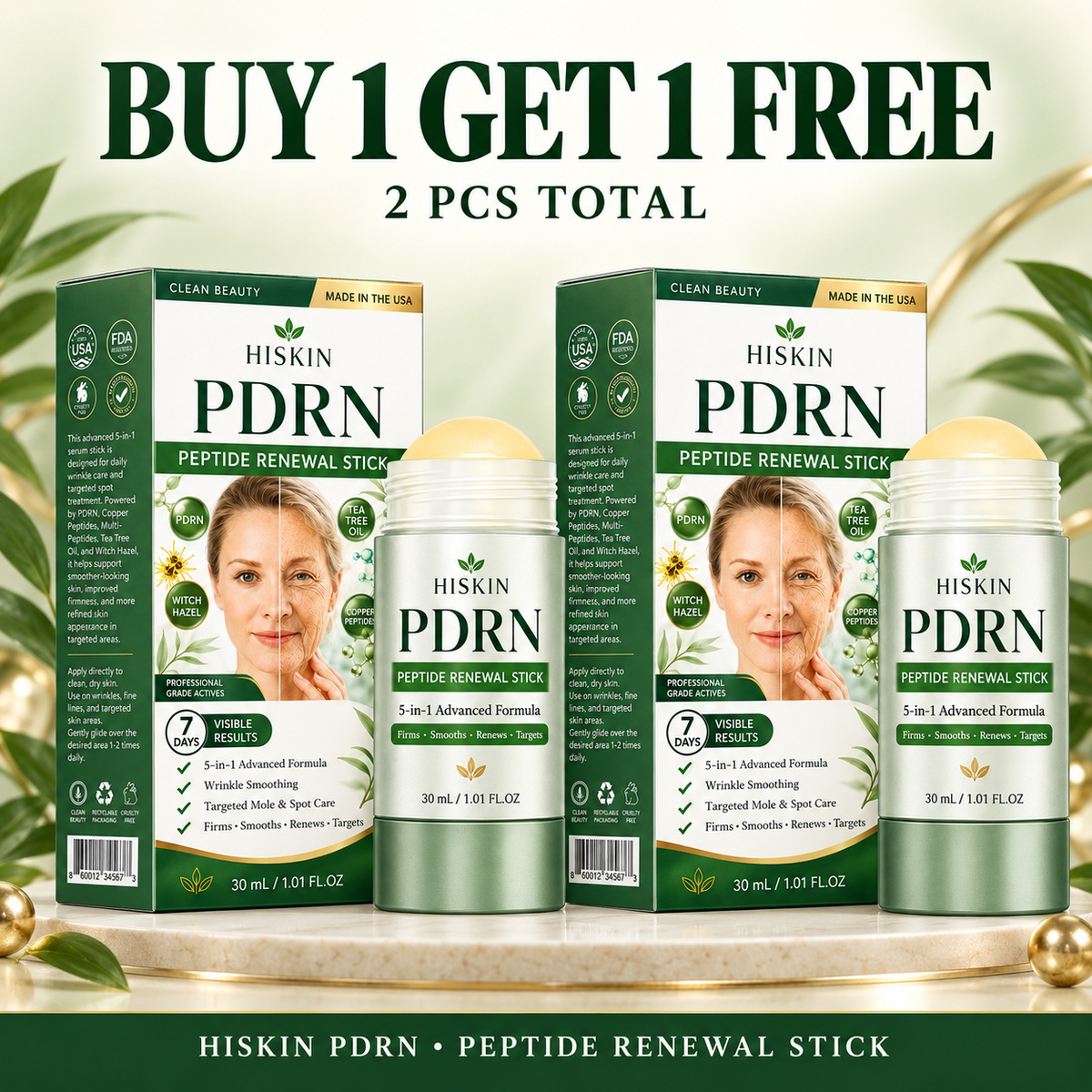 𝑯𝑰𝑺𝑲𝑰𝑵® PDRN Anti‑Aging & Targeted Spot Care(👨‍⚕️Helps Smooth Wrinkles, Support Firmer‑Looking Skin, and Improve The Appearance Of Visible Spots in 7 days🕑)
